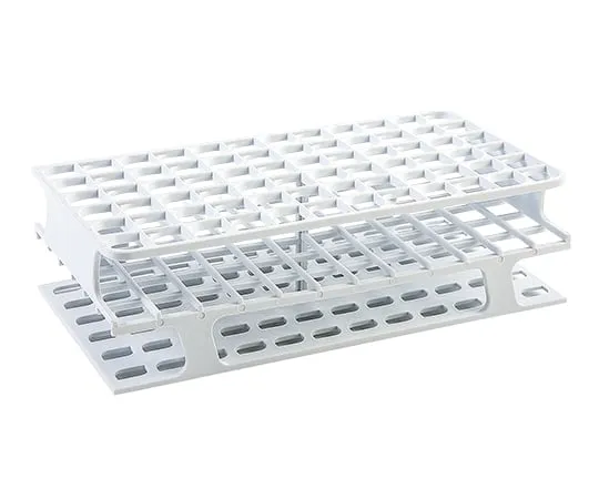 3-6029-01 Casting Test Tube Stand White 13φmm HS27511A