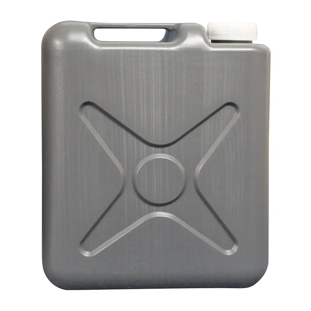 4-4176-01　Poly-Square Container Gray (With Nozzle)　PK5000N