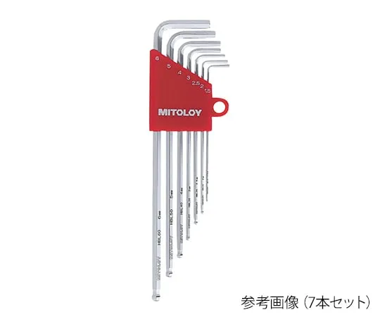 3-9726-01 L Type Hexagonal Wrench Ball Point 5 Piece Set HBL500