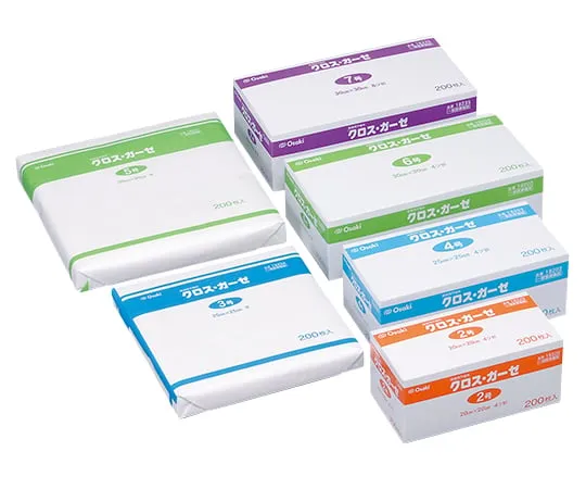 61-7355-84 Cross Gauze No. 5 30 Cm x 30 Cm Flat 200 Sheets 18201