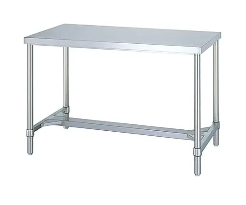 61-0008-56 Stainless Workbench (Stainless Steel (SUS304)), H Frame Specification) 450 x 450 x 800 AHN-4545