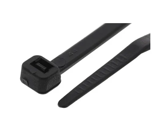 63-4592-61 RS PRO Black Cable Tie Nylon, 203mm x 4.6 mm 233-471