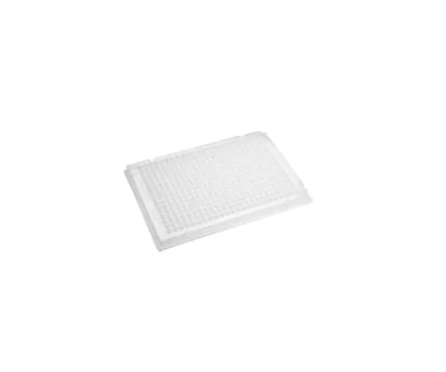 61-4681-32 384 Well PCR Plate 50μl Full Skirt A24/P24 Double Corner Notch Transparent PCR-384-C