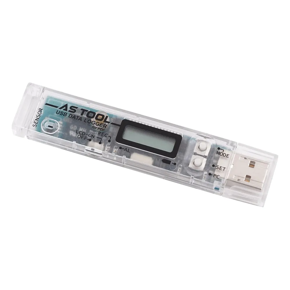 2-7963-12-56 Temperature and humidity Data Logger (USB direct connection type) with English Calibration Certificate RX-350THP