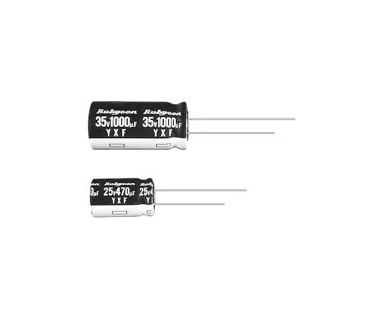 63-3036-67 Small Aluminum Electrolytic Capacitor 35 V 100 μF 105°C Long Life Low Impedance 35YXF100MEFC