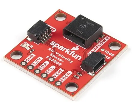 67-0427-58 SparkFun Air Velocity Sensor Breakout - FS3000-1005 (Qwiic) SEN-18377