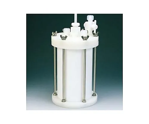 61-3531-51 Fluorocarbon Resin Reaction Cylindrical Container C Type 2000cc NR0120-01