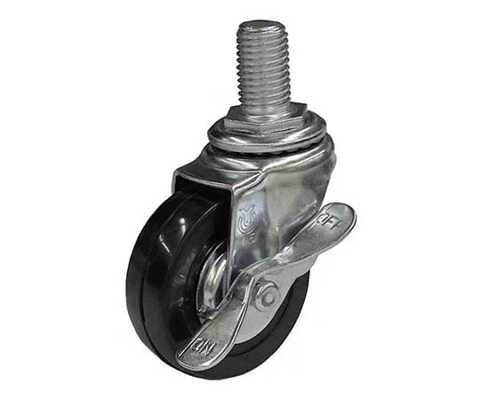 61-9029-08 Shinko Option Caster (Rubber wheels, with stopper) φ75 CRS-75
