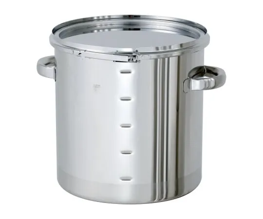 62-1371-77 Stainless Steel Airtight Container with Scale (Band Type) 10L CTL-M-24