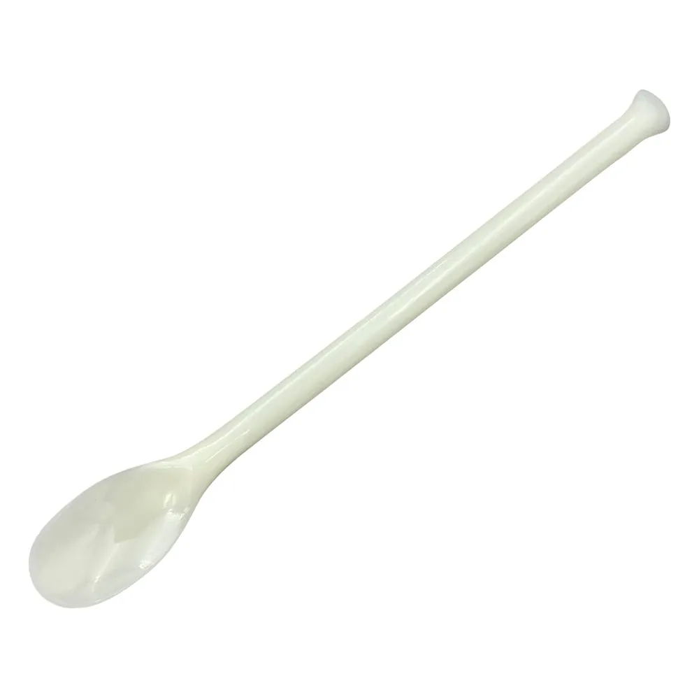 6-527-01 White Plastics Spoon ABS 150mm Small -