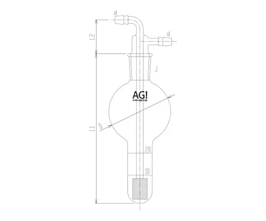 62-2117-50 Gas Absorption Tube (With Filter) 4220-20-4L