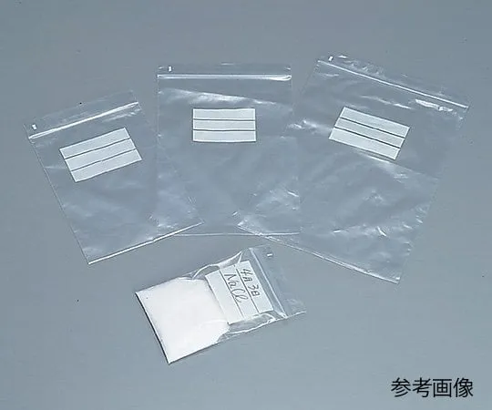 6-635-10　［Discontinued］Zipper Pack (UNI PACK) with Notes Area 240 x 340mm 100 Pieces　MARK-J