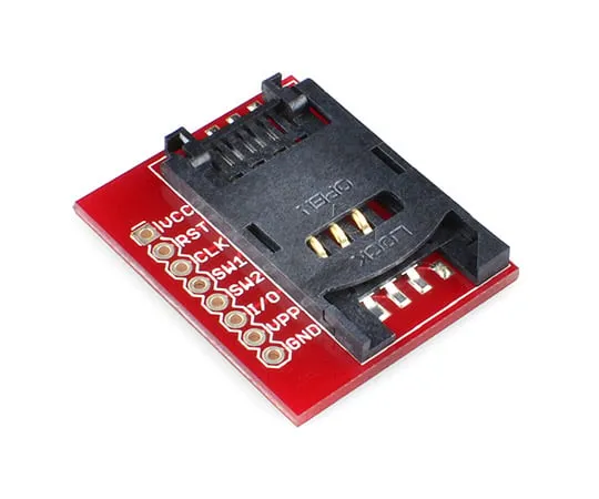 63-3035-39　［Discontinued］SparkFun SIM Card Socket Breakout　BOB-00573