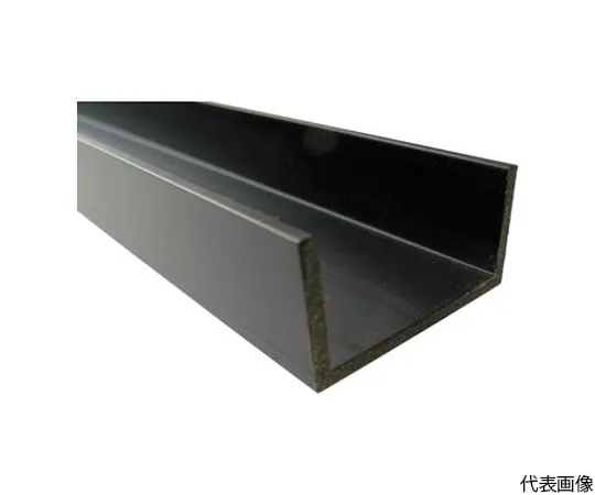 64-5008-80　［Discontinued］Aluminum Channel 25 x 15 x 2.0 Black 3.65 m　FE106KS
