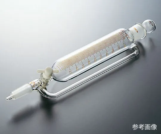 3-9606-01 Balanced Separatory Funnel (Teflon (R) Cock With Scale) 50mL Transparent Sliding 2158/01/02