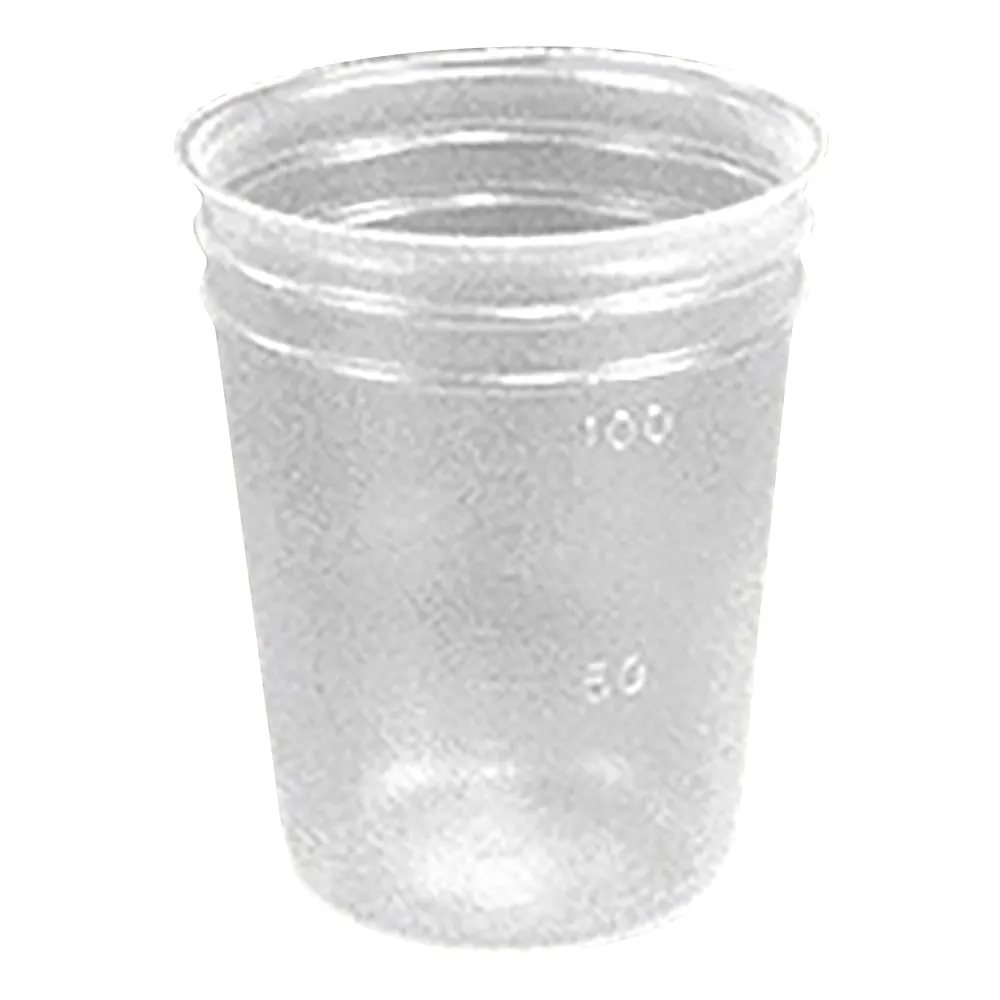 5-077-11 Disposable Cup (Vacuum Type) 100mL 1000 Pieces V-100C