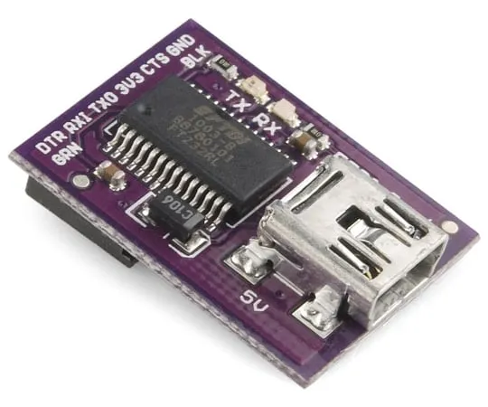 67-0453-62　［Discontinued］LilyPad FTDI Basic Breakout - 5V　DEV-10275