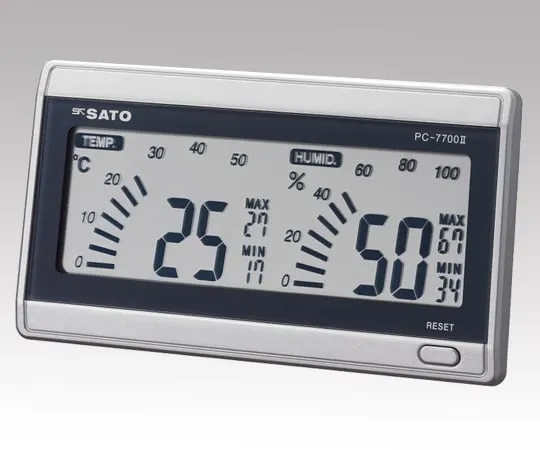 2-6297-01-56 Digital Thermo-Hygrometer with English Calibration Certificate PC-7700II
