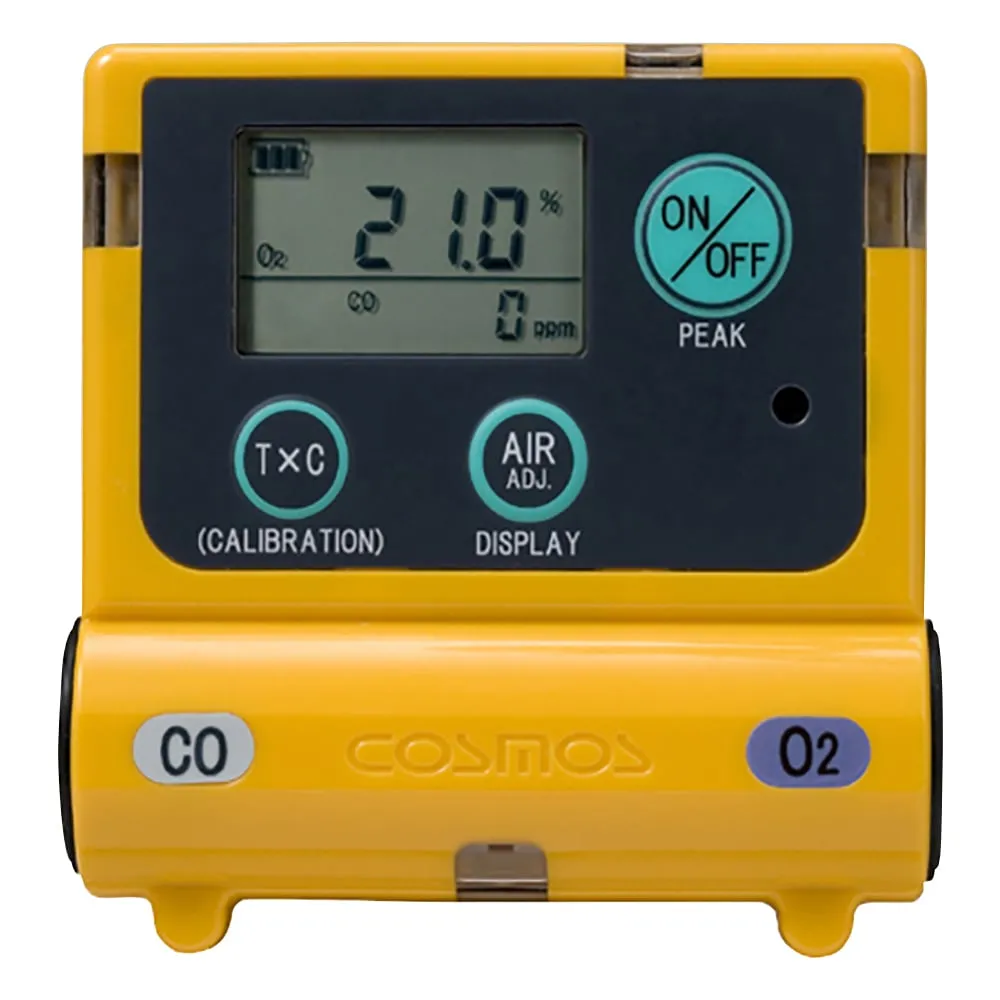 1-8793-13-20 Wearable Gas Concentration Meter 0 - 25Vol% (25 - 50Vol%) , 0 - 300ppm (300 - 2000ppm) With Calibration Certificate XOC-2200
