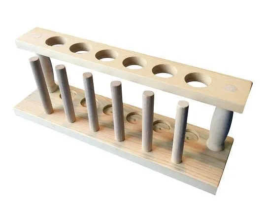 3-9422-01 Wood Test Tube Rack 6 Pieces