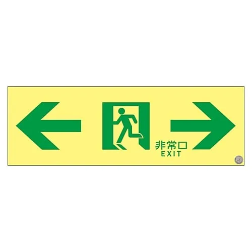 61-3397-71 Medium Luminance Phosphorescent Passage Direction Sign ASN903 377903