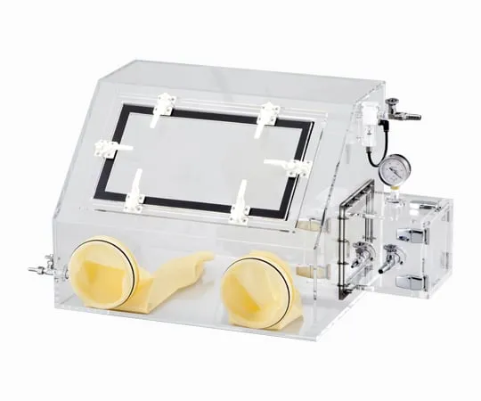 2-4952-01 Gas Replacement Type Acrylic Glove Box 890 x 485 x 450mm 600