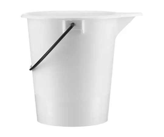 4-2070-03 Graduated Thick Bucket 10 L with white Spout 2000070588