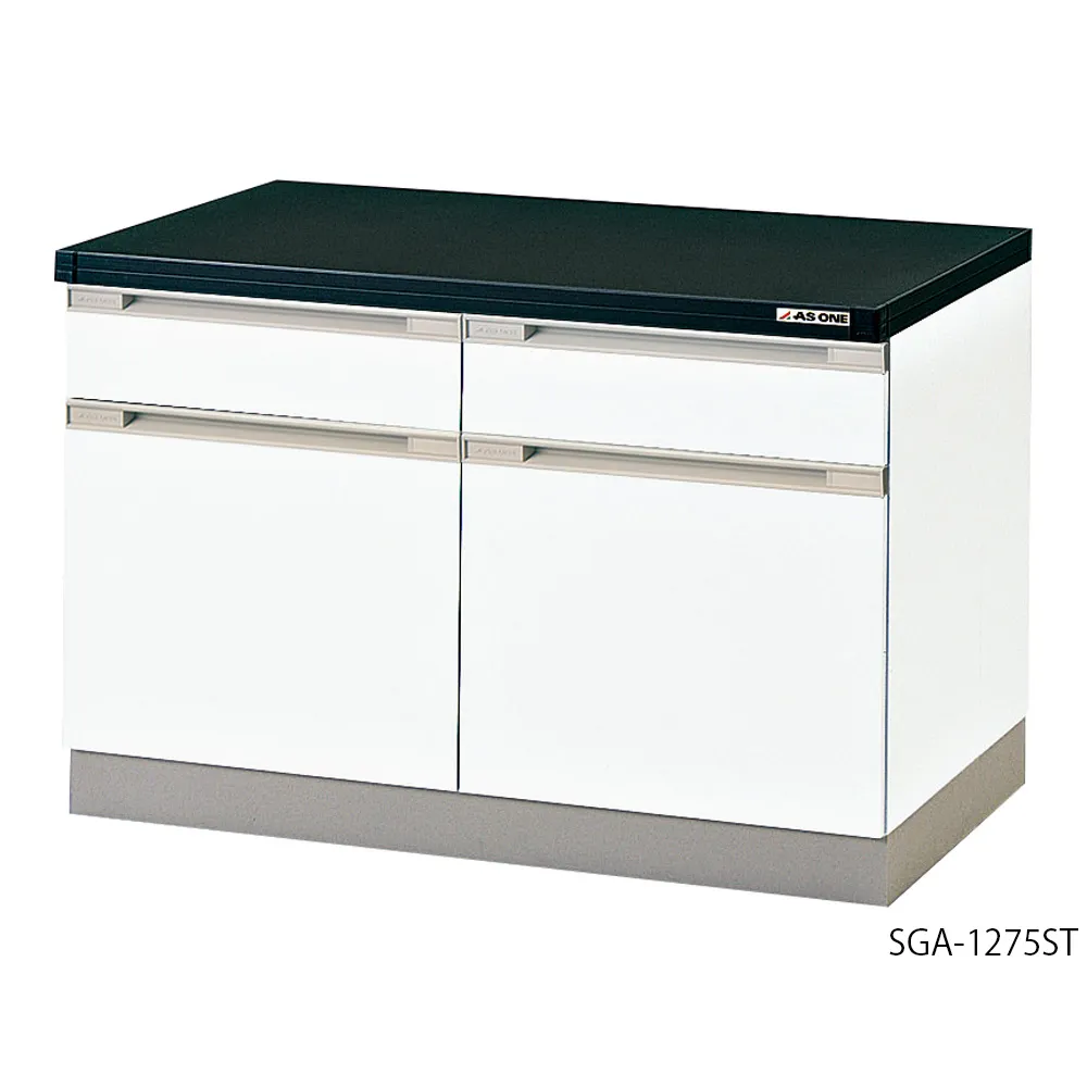 4-5570-01 Side Laboratory Table (Wooden, High Storage Type, No Mark) 450 x 750 x 800 mm SGA-475ST