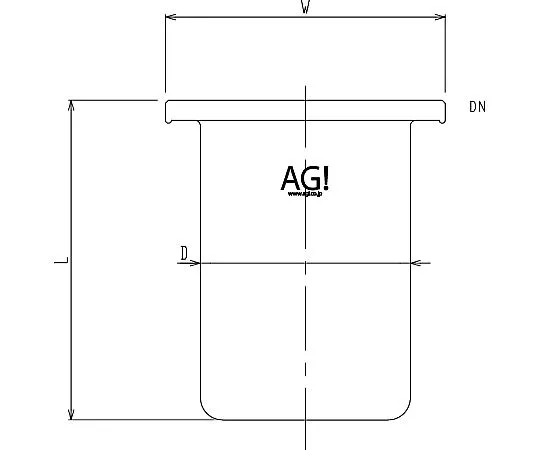61-4717-99 Flat Bottom Separable Reaction Vessel 3022-15/250A