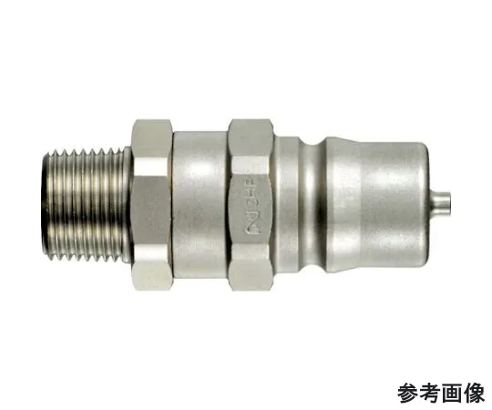 68-5037-50　［Discontinued］HSP Coupler Plug Male Screw Type/Taper Screw Opposite Side Mounting Size Rc1/2 (07818)　4HP-RSTEELNBR
