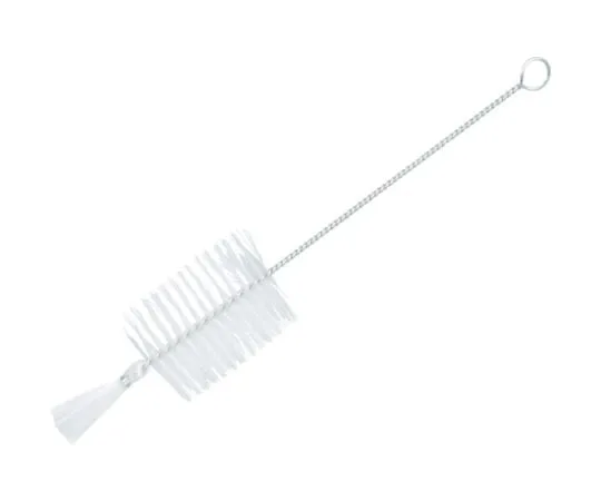 61-8867-64 Brush for Test Tube Nylon Hair Stainless Steel Handle TBT-S1N
