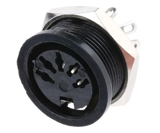 63-4634-25 RS PRO 5 Pole Din Socket, 4A, 100 V ac 490-983