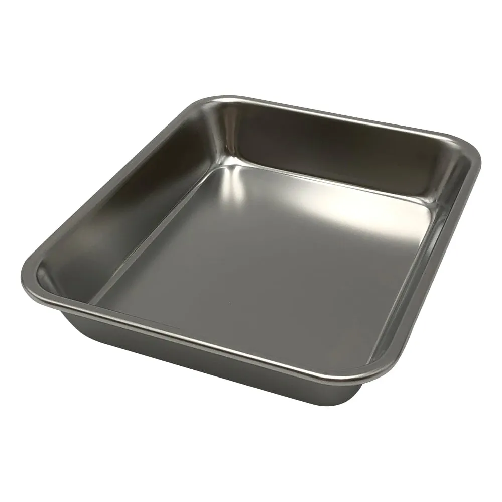 1-4534-01 Square Stainless Steel Tray (155 x 126 x 27mm) 33030