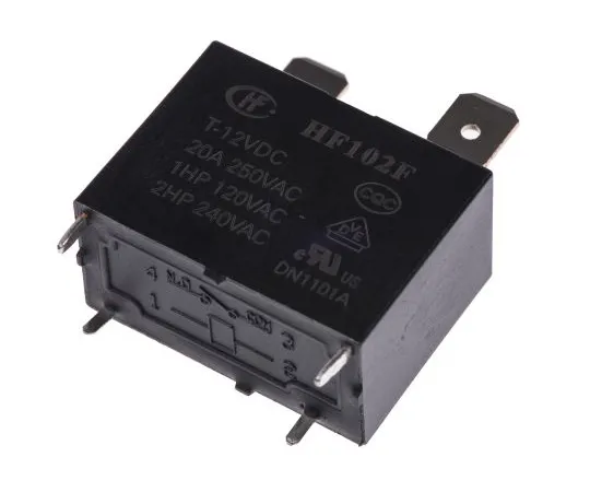 63-4631-85 RS PRO, 12V dc Coil Non-Latching Relay SPNO, 25A Switching Current PCB Mount Single Pole 476-561