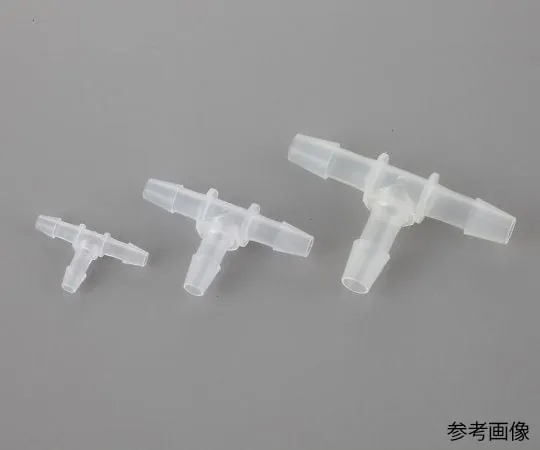 4-2870-14 Laboran Tube Connector (For Soft Tubes) T Type Same Diameter ID 0.8 -1.5 EBTC16L
