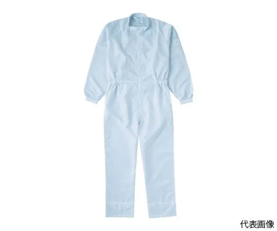 61-3230-16 Coveralls (Anti-Electricity Yarn Grid Specification) Without Hood White M size TCOG-W-M