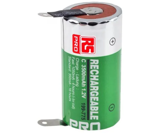 63-4584-40 RS PRO NiMH C Rechargeable Battery, 3.5Ah 199-775
