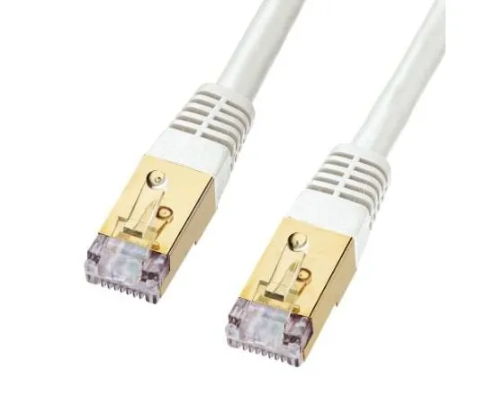 65-2203-93 0.2 m LAN Cable (CAT7/SCTP Type/White) EA764BB-51