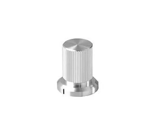 63-3146-59 Knob PHI. 18 Silver (Aluminum) with Indicator Line for Shaft Diameter PHI.6 K-10