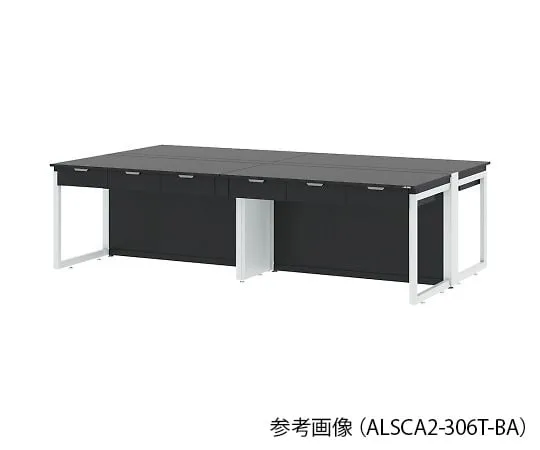 4-3379-01 Central Laboratory Table (Steel Type) 1200 x 1650 x 850 mm ALSCA2-126T-BA