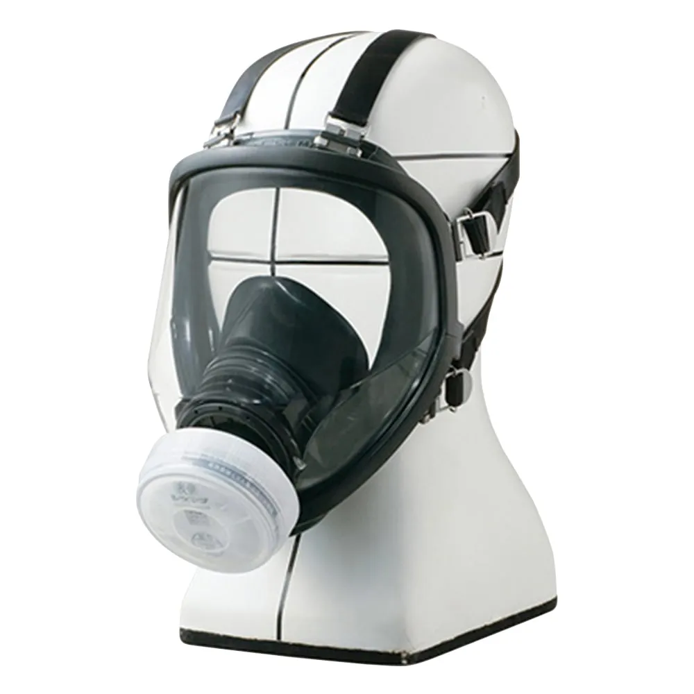 3-6043-01 Gas Mask (For Low Concentration 0.1% Or Less) Size M For 1 Gas Absorption Cartridge GM166