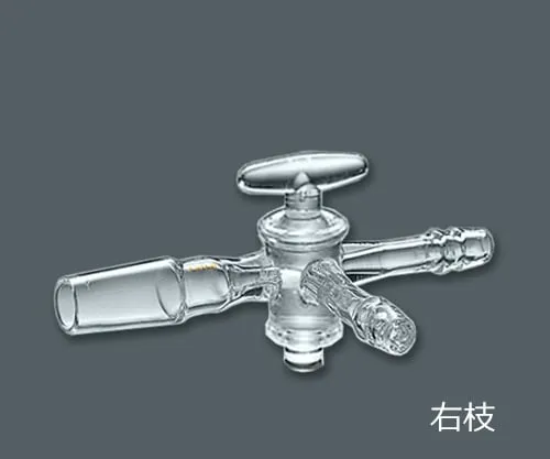 61-0047-77 TS Three-Way Cock with Glass Cock I Type (Right Branch) 15/25 CL0414-01-11