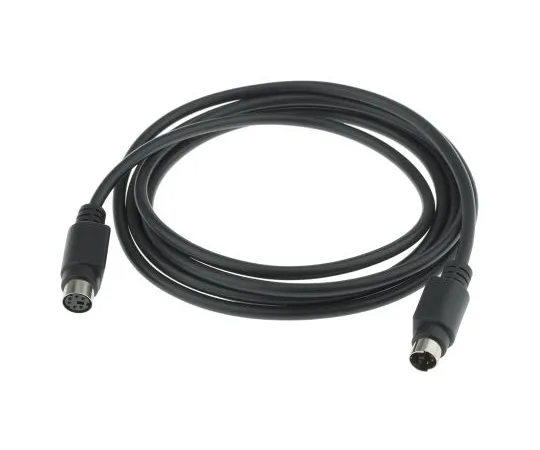 63-4628-90 RS PRO 2m 6-Way Male Moulded Plug to 6-Way Female Moulded Plug Black DIN Cable Assembly 463-546