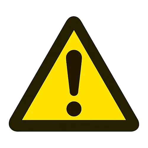 61-3411-20 PL Warning Display Label (Simple Type) PL-1 (Large) 201001