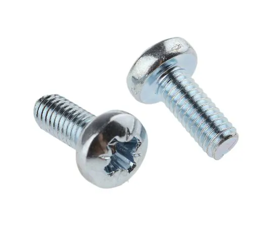 63-4647-43 RS PRO, M4 Pan Head, 10mm Steel Pozidriv Bright Zinc Plated 560-681