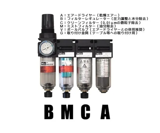 62-0955-76 Clean System (Air Dryer, Regulator, Filter 2 Types) ABCM-45
