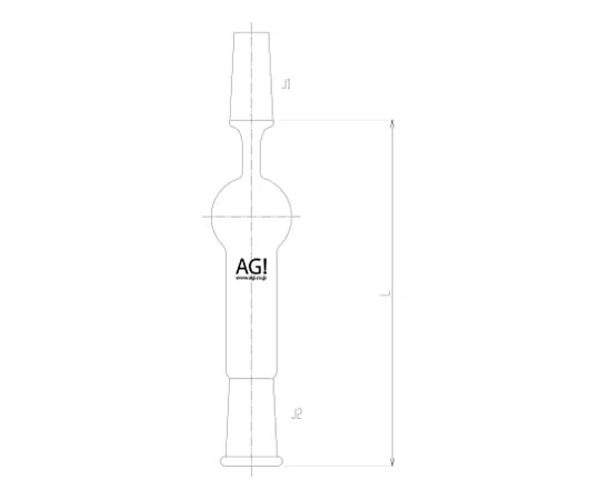 62-2092-27 Calcium Tube with Joint Type I 2378-1L