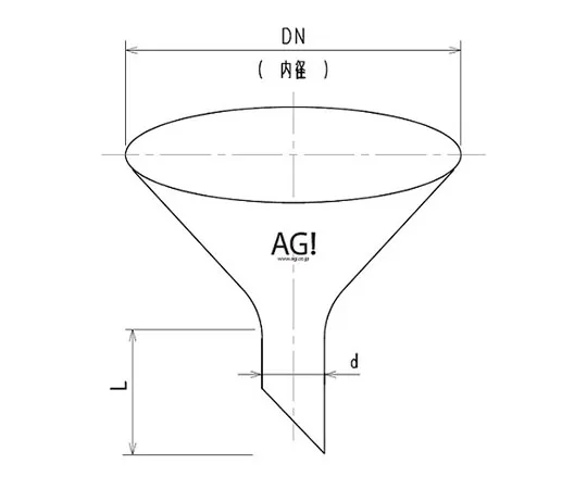 61-0188-39 Powder Funnel φ60 3764-60