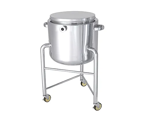 61-0751-23 End Plate Type Stainless Steel Jacket Container with Leg with Flat Lid 150L DT-ST-J-L-565