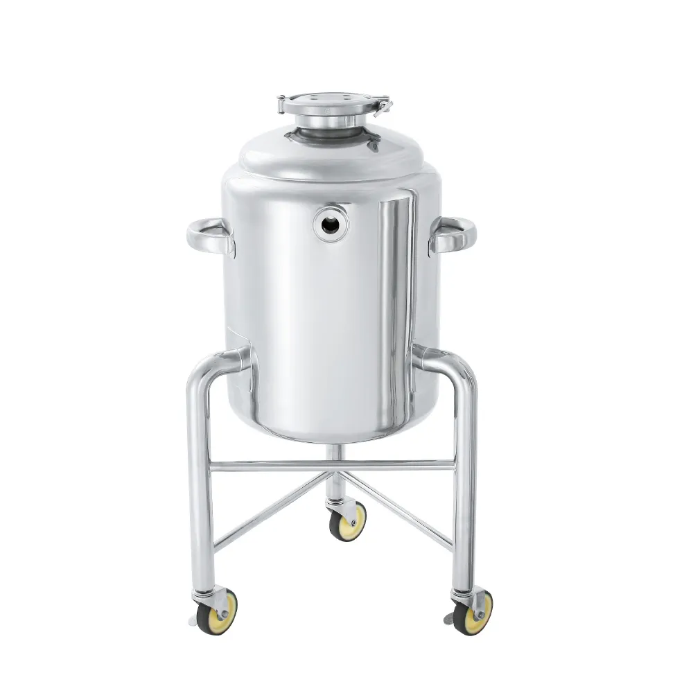 61-0751-51 Jacket Type Stainless Steel Pressurizing Container with Leg 10L PCN-J-L-10